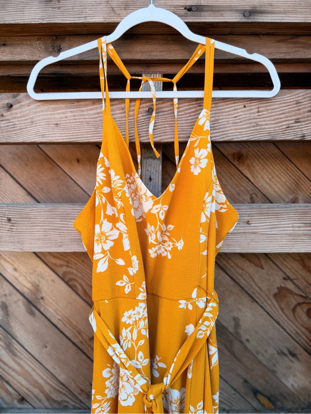 Premier Amour Floral Tie-Back Maxi Dress - Picture 3 of 5